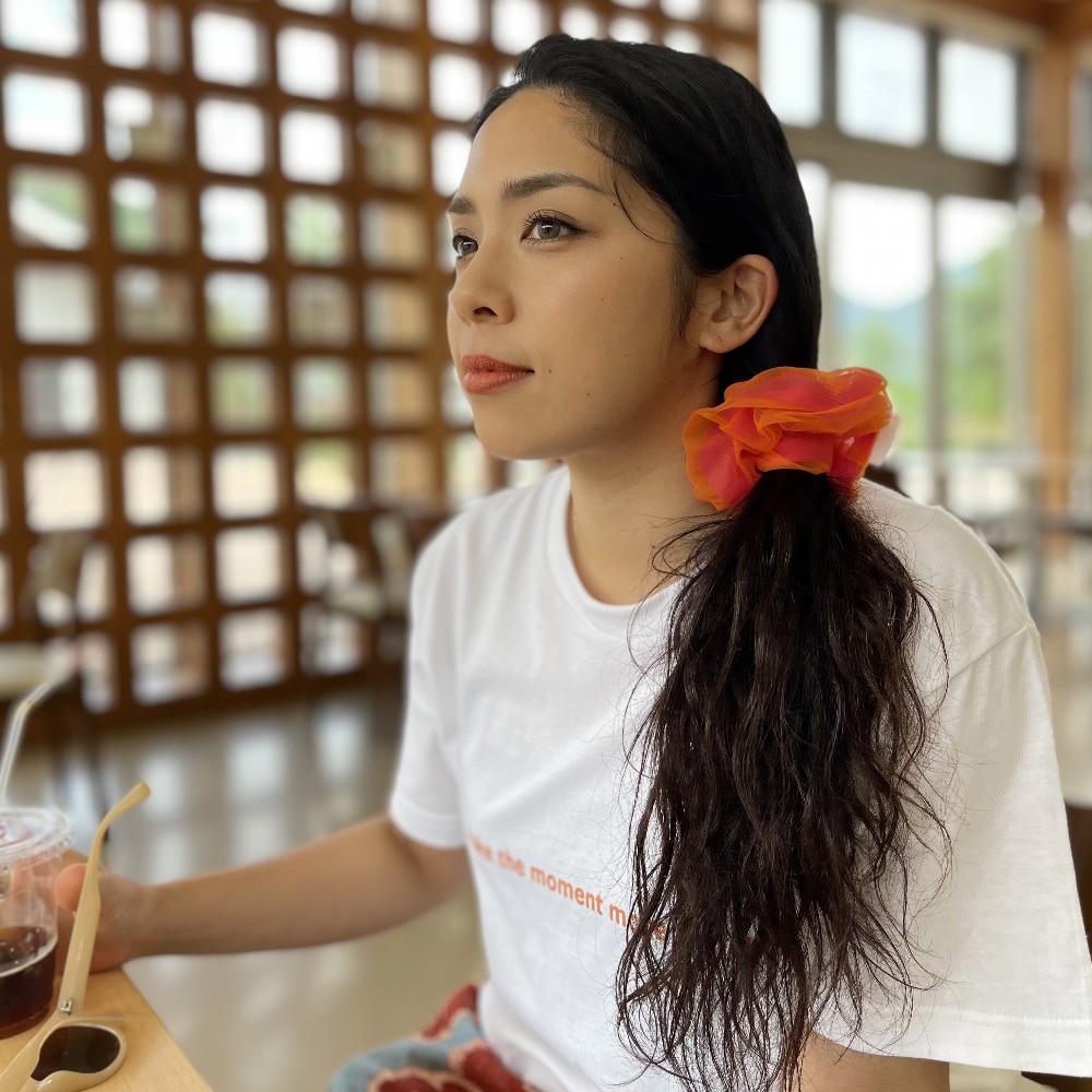 paani フラワーシュシュ