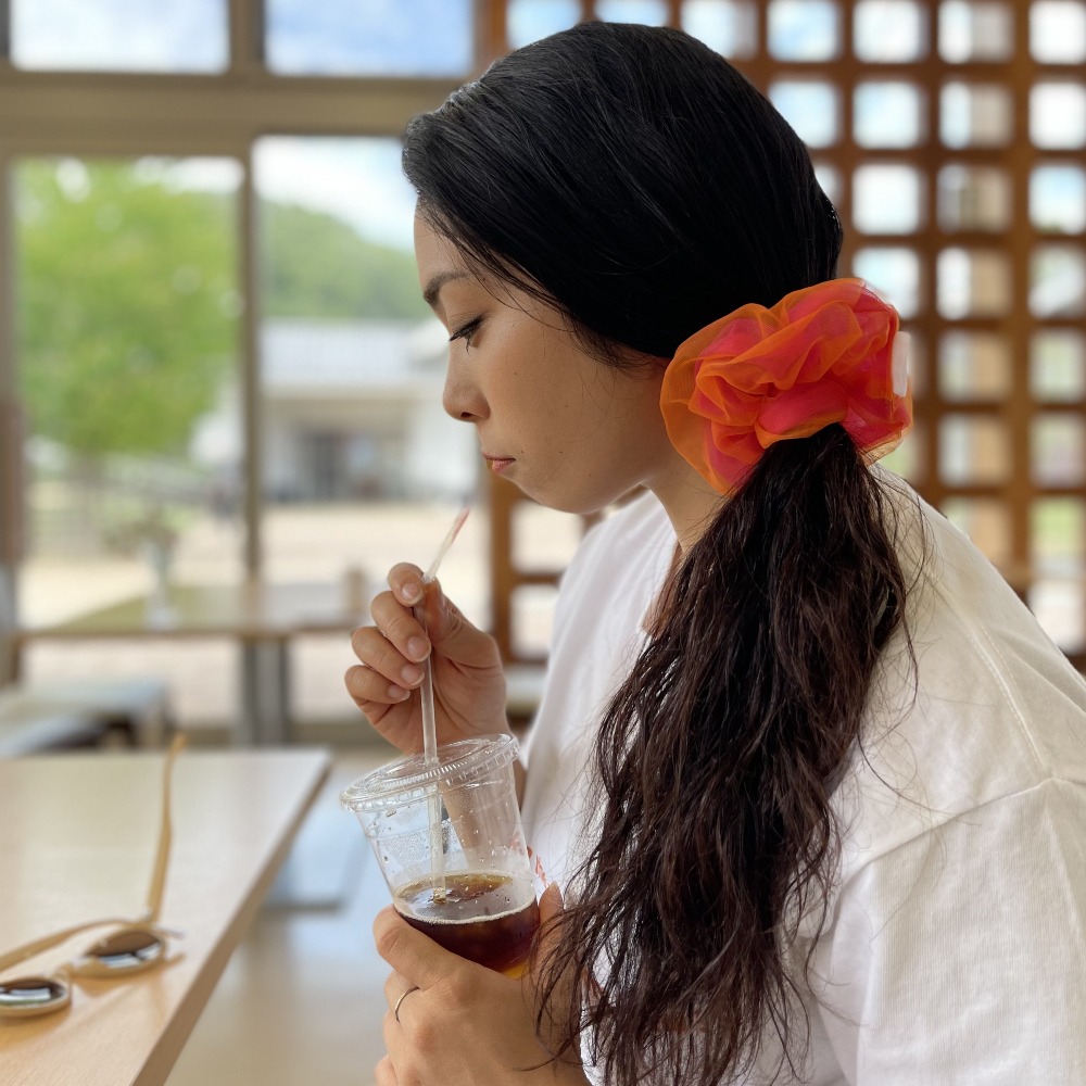 paani フラワーシュシュ