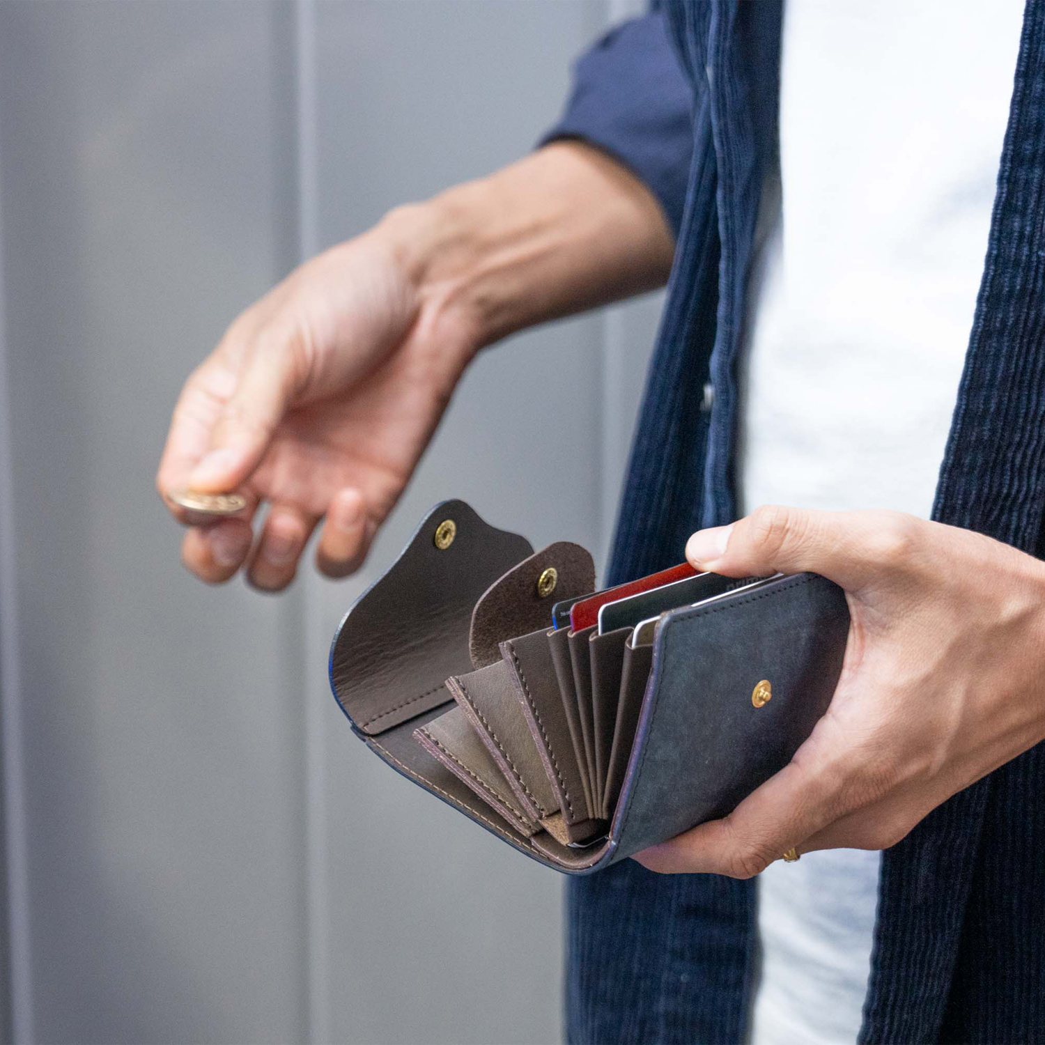 REAL WOOD Palm wallet