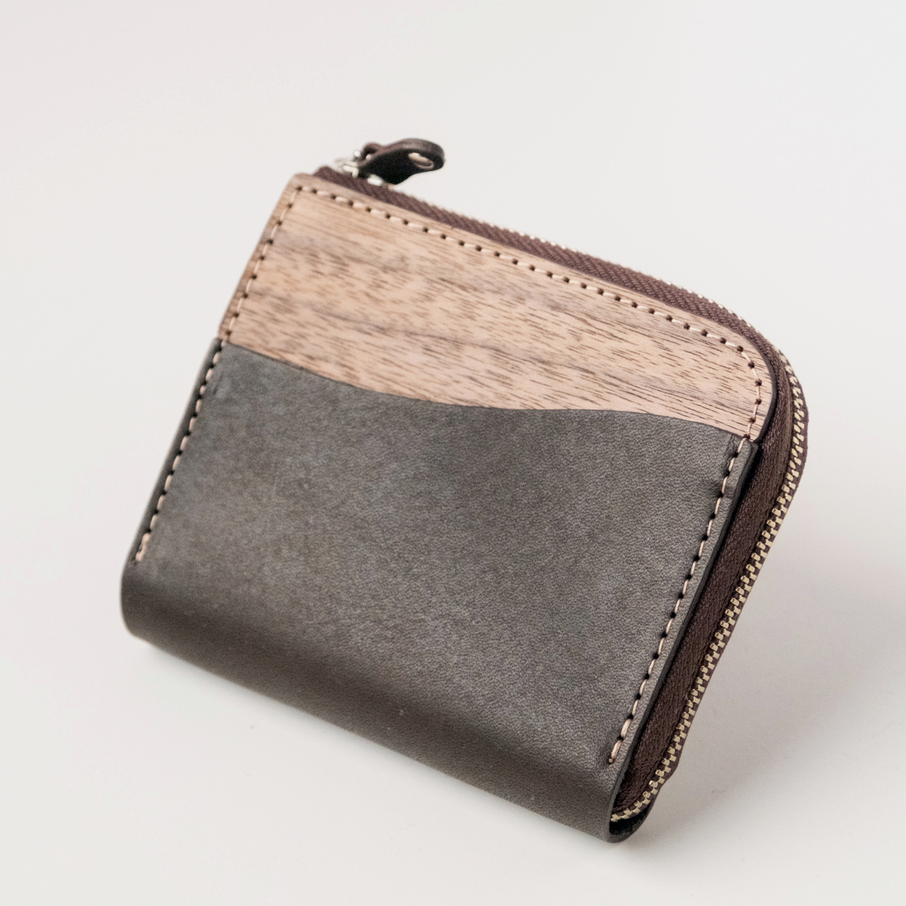 REAL WOOD Compact wallet NE