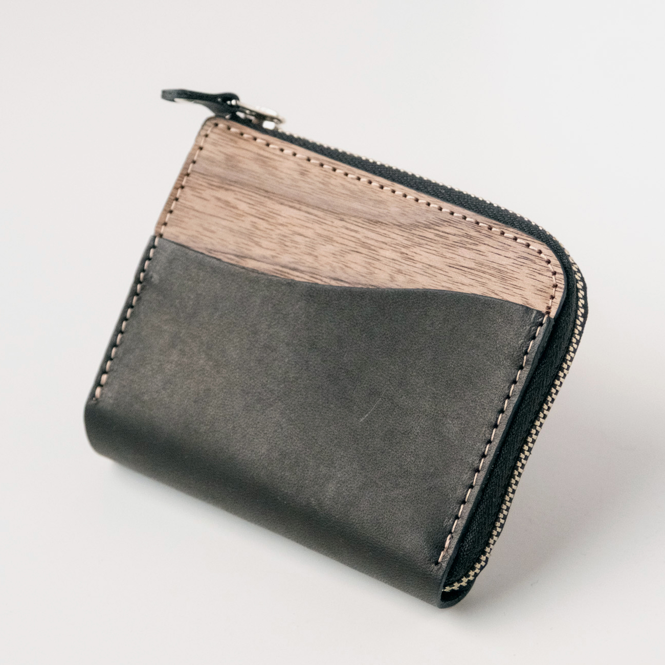 REAL WOOD Compact wallet NE