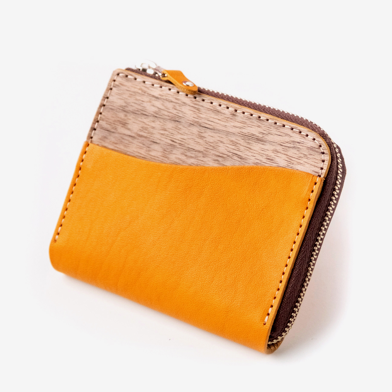 REAL WOOD Compact wallet NE