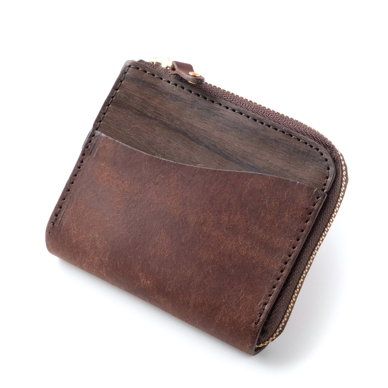 REAL WOOD Compact wallet NE