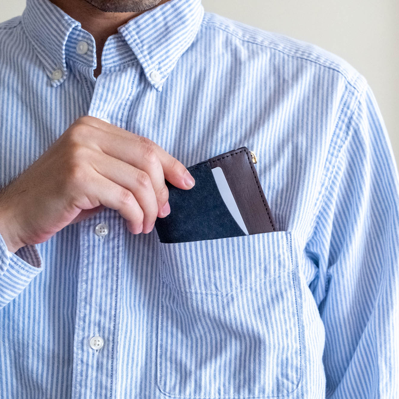 REAL WOOD Compact wallet NE