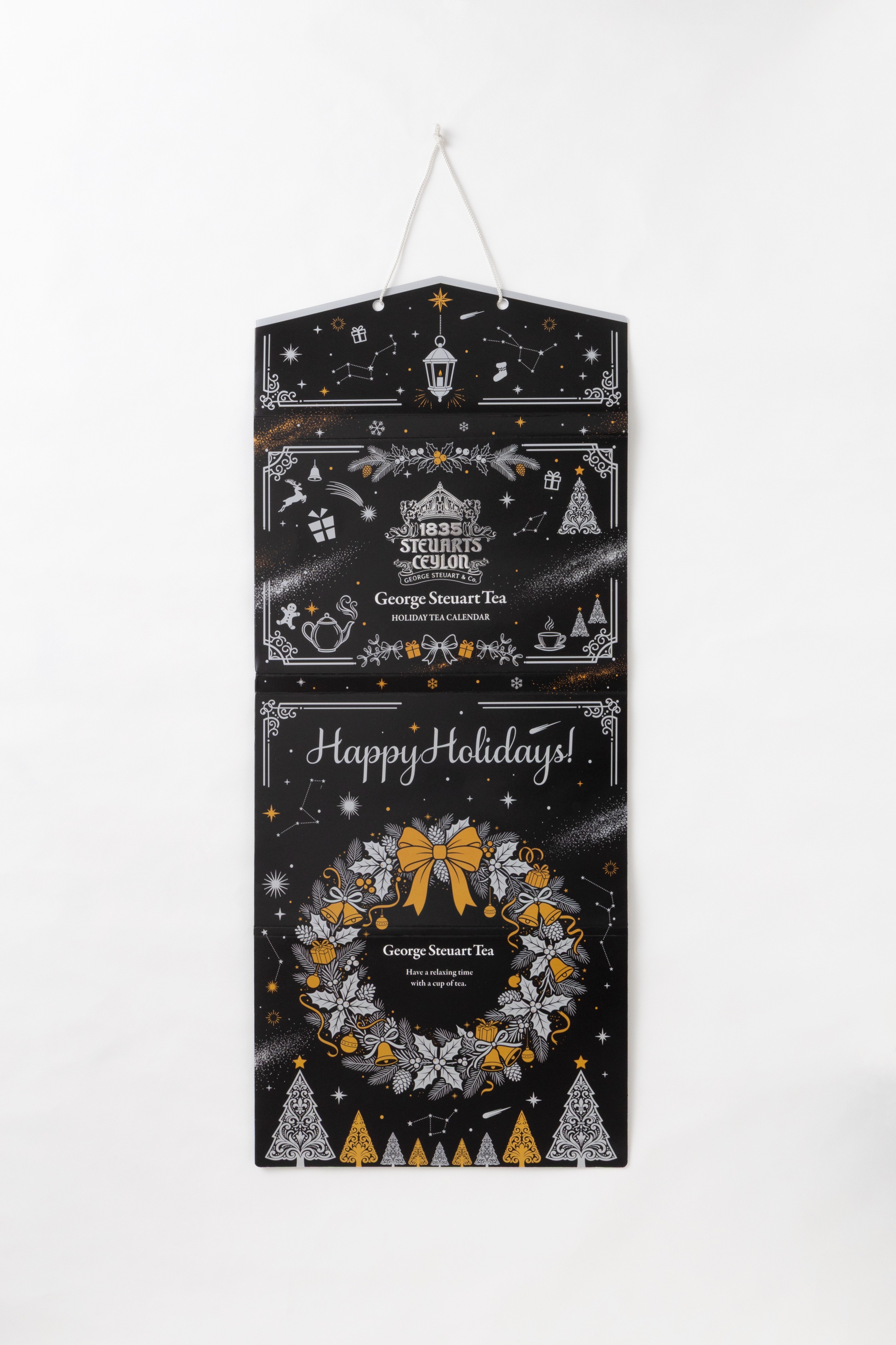 【ファーストクラスで採用された紅茶】HOLIDAY TEA GIFT ホリデーシルバー（アドベントカレンダー）