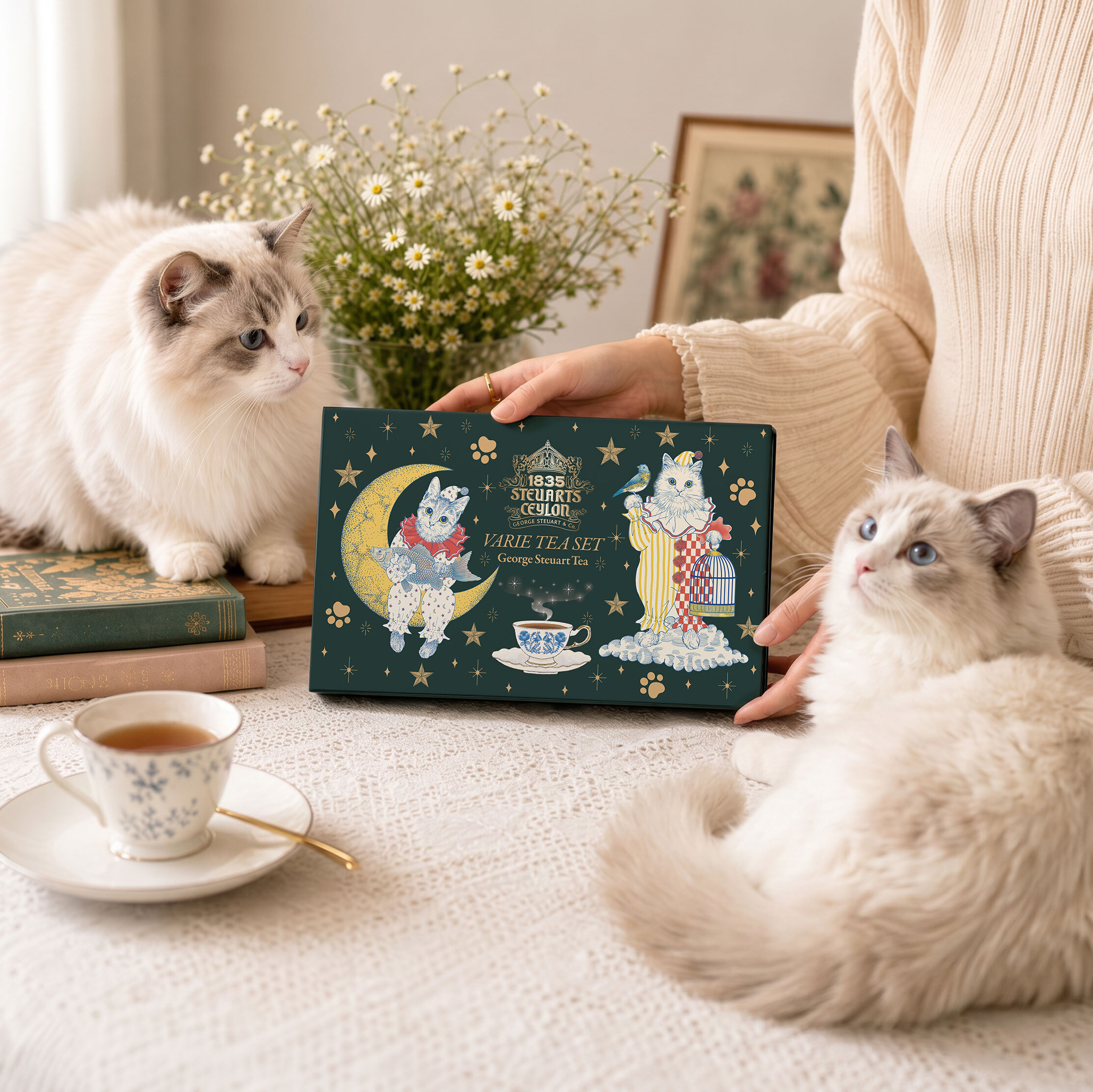 【ファーストクラスで採用された紅茶】24days紅茶アソート（猫）（アドベントカレンダー）