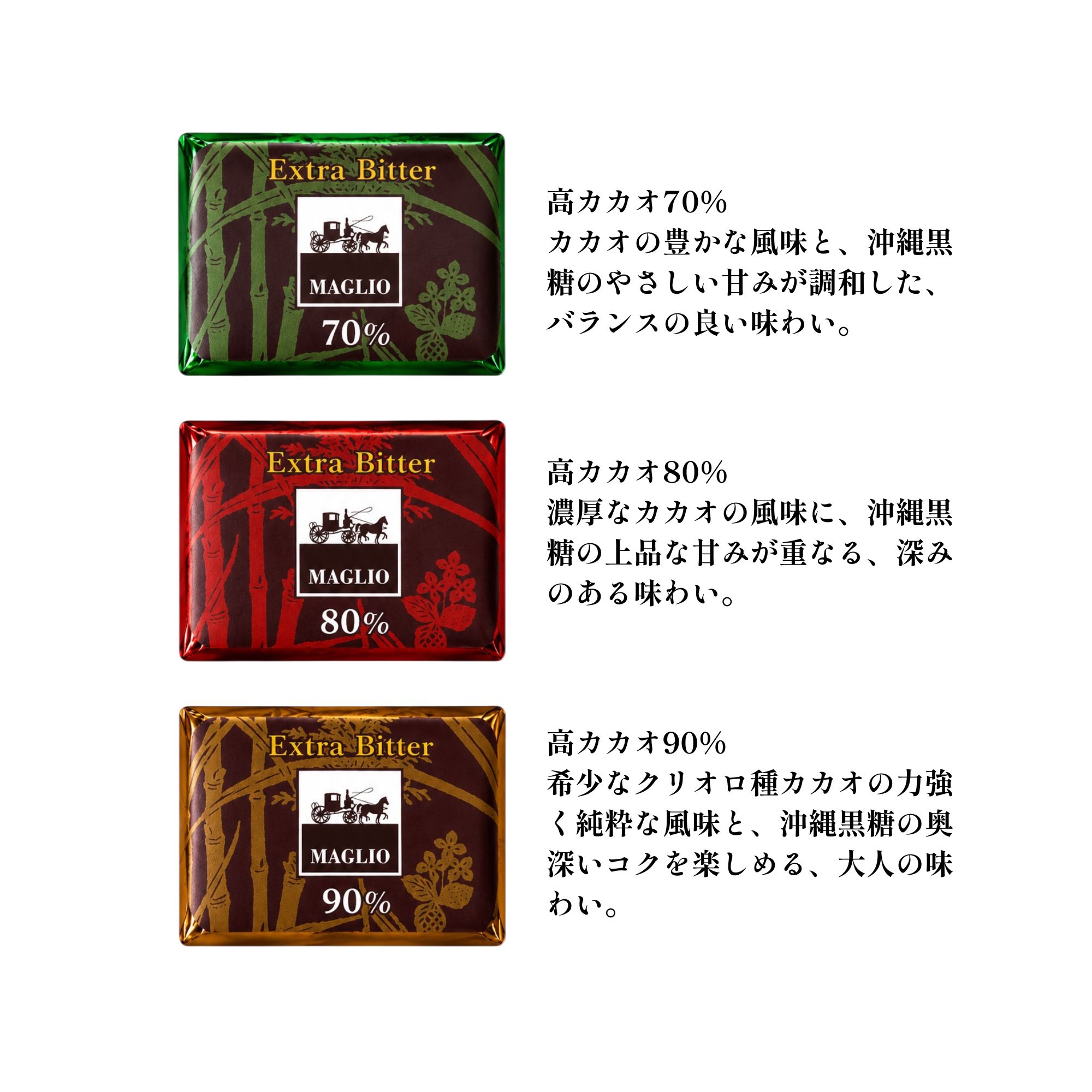 高カカオチョコレート12枚入りギフト