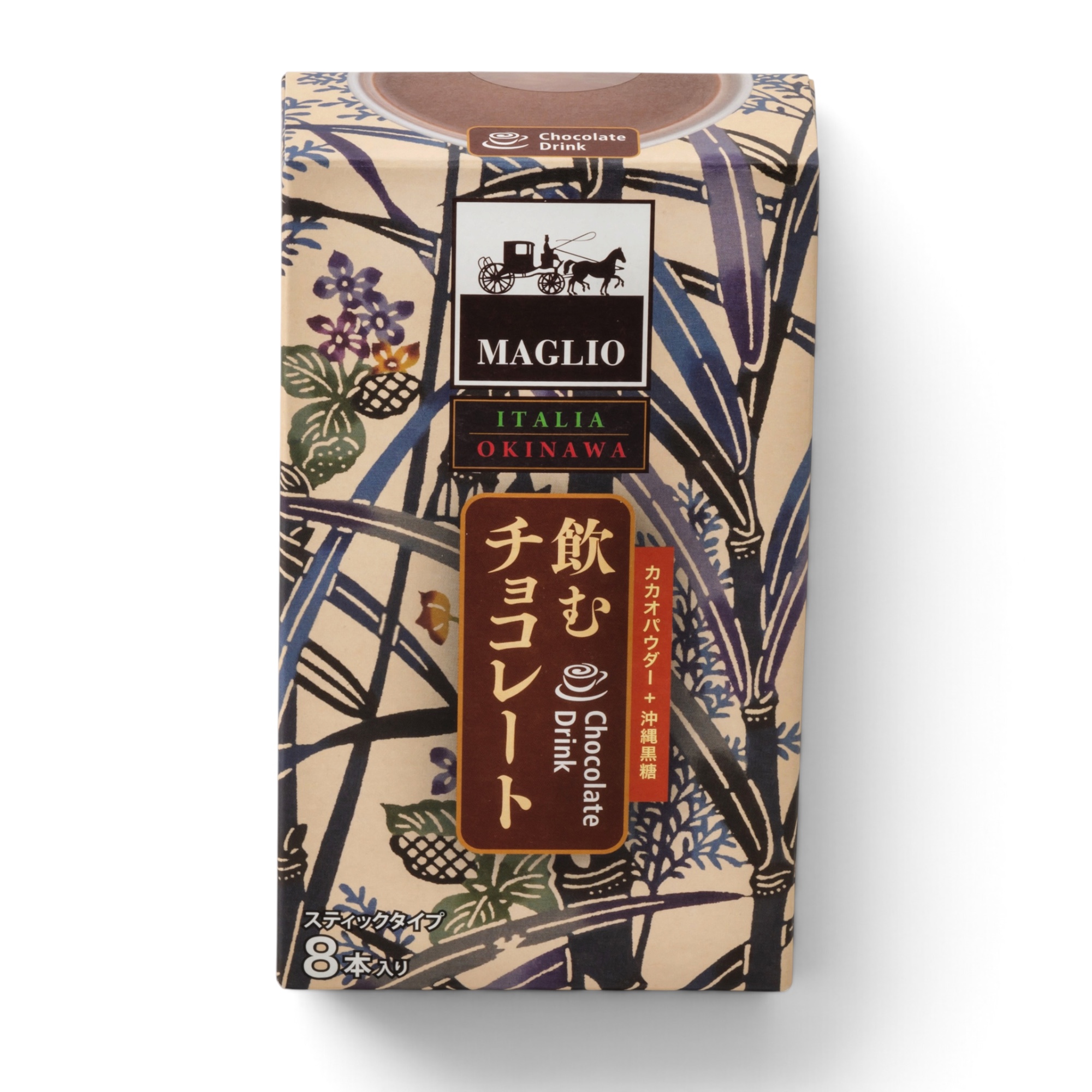 沖縄県産黒糖入り飲むチョコレート