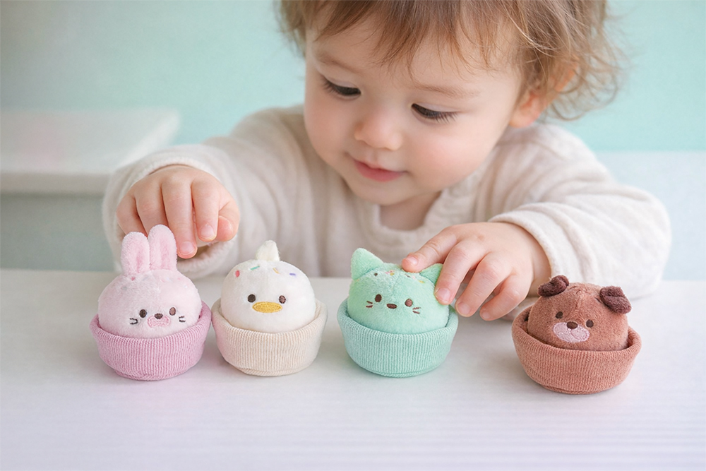 Ponpon Animal Cupcake - ポンポンアニマルカップケーキ -