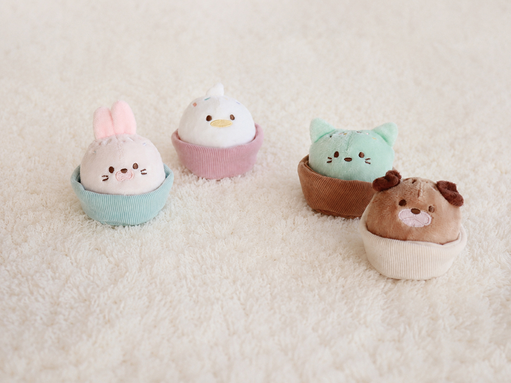 Ponpon Animal Cupcake - ポンポンアニマルカップケーキ -