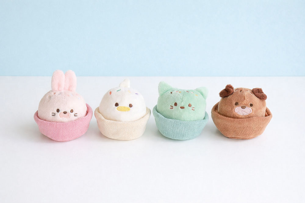 Ponpon Animal Cupcake - ポンポンアニマルカップケーキ -