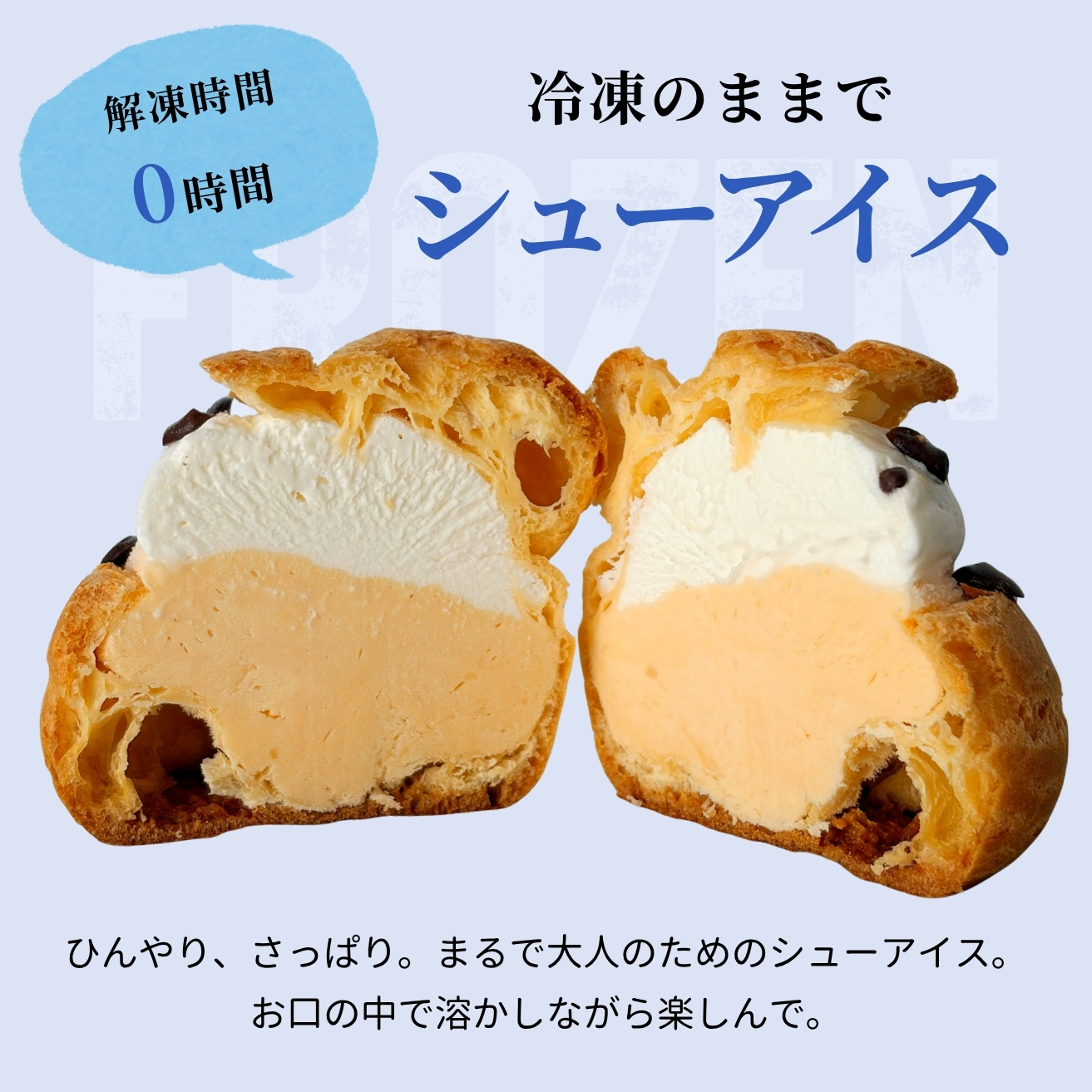 どうぶつシュー3種6個セット（シャンティ・いちご・チョコ）