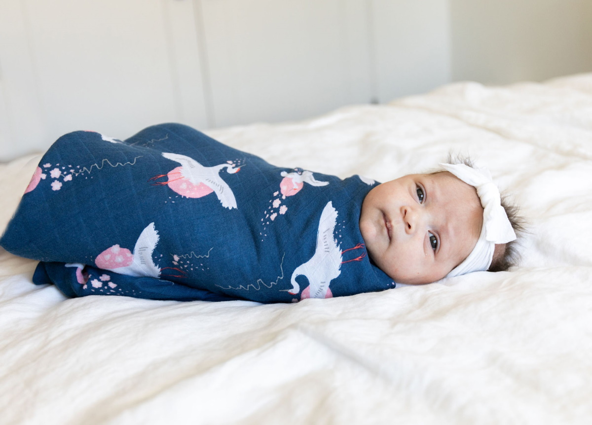 バンブーモスリンスワドル