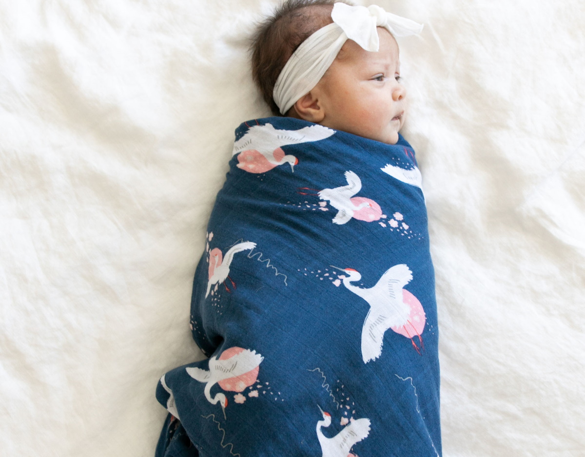 バンブーモスリンスワドル