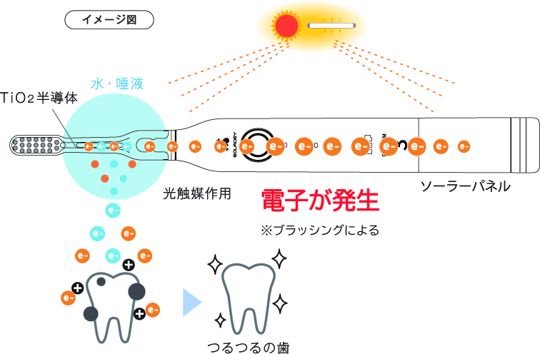 光と水で磨く音波振動歯ブラシ ソラデーリズム3