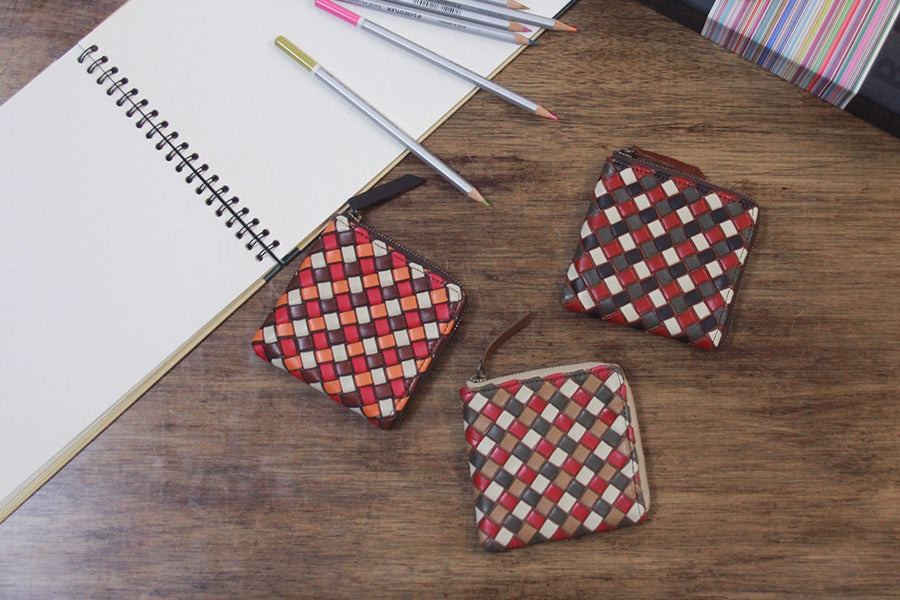 Half Wallet / シープスキン ミニ財布