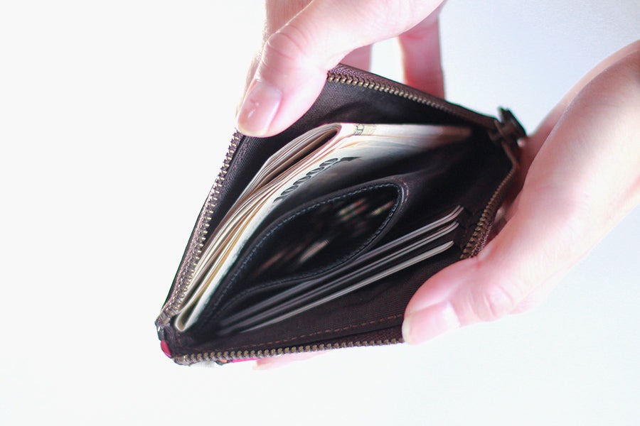 Half Wallet / シープスキン ミニ財布