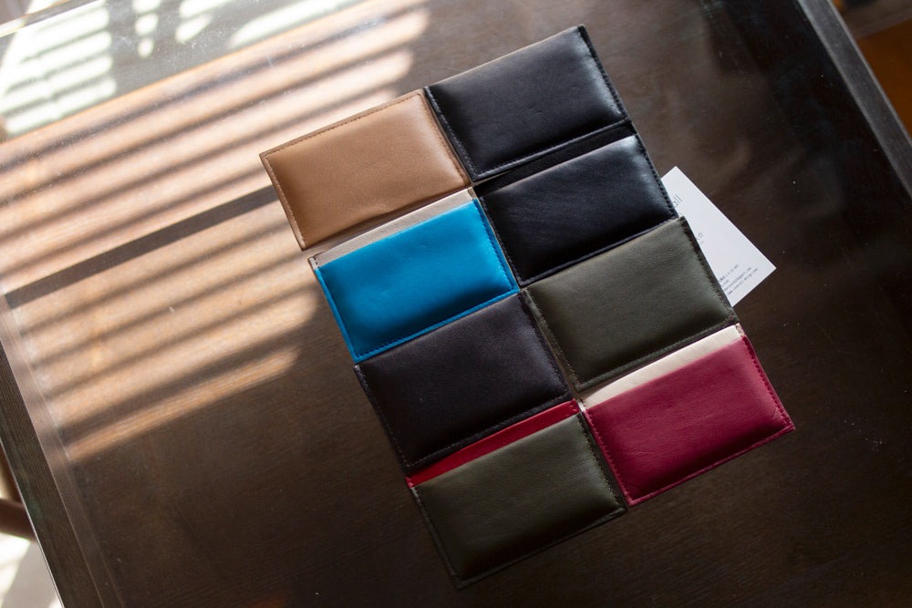 Slim Card Case / シープスキン スリムカードケース