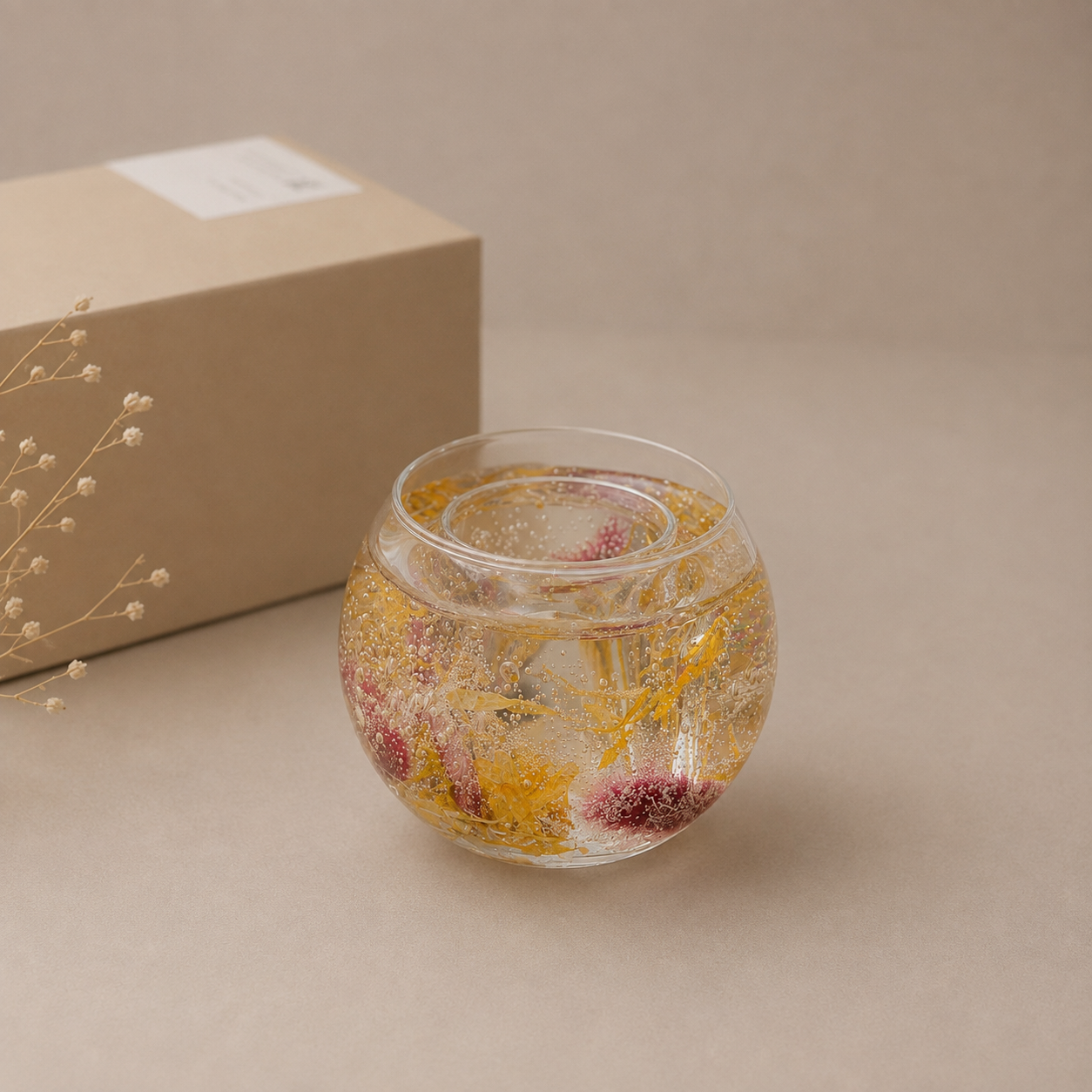 siip Candle&holder　キャンドル Botanical Candle Set – Sincerity（BOTANICALキャンドルホルダー