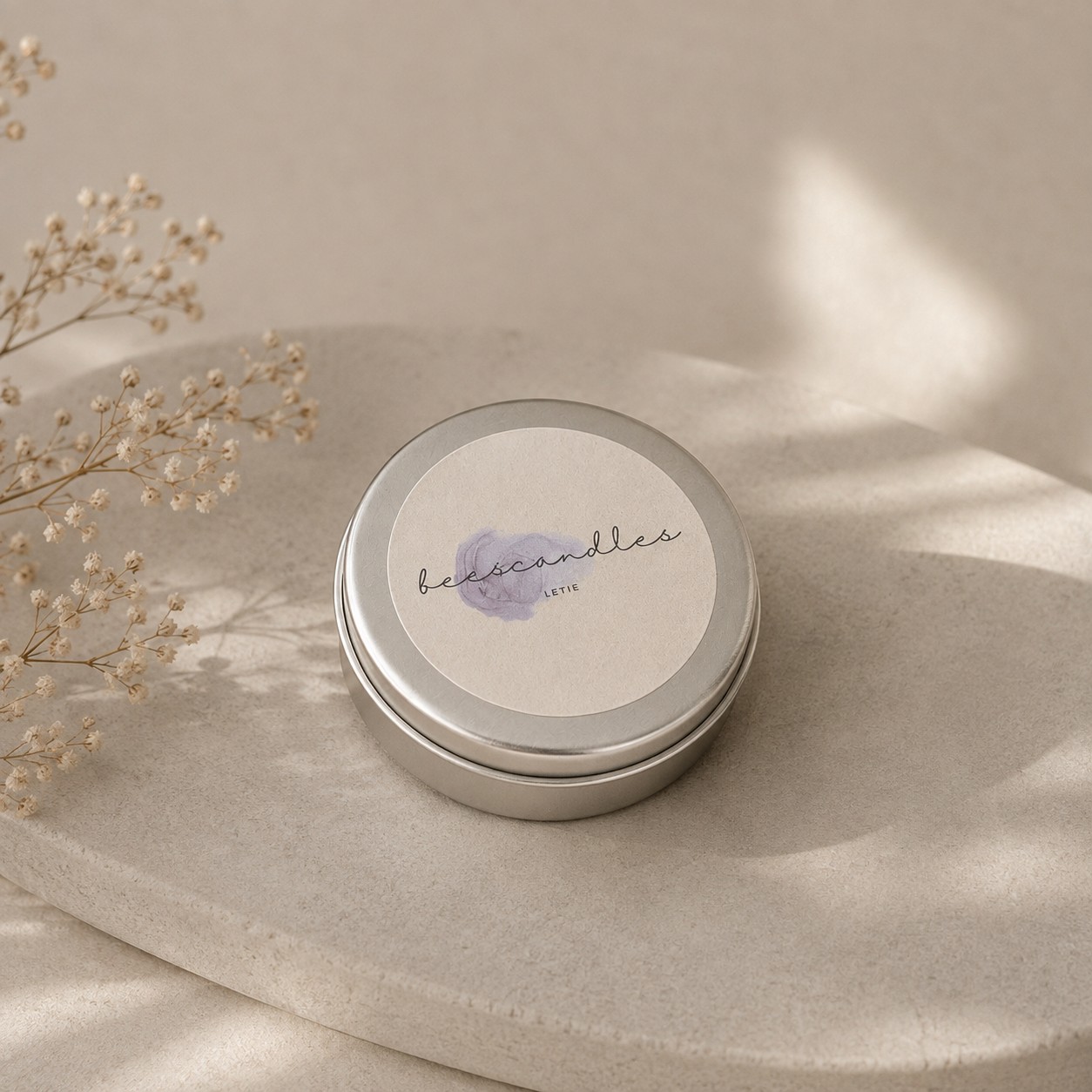 Natural Beeswax Candle – Unscented（100%天然蜜蝋キャンドル _無香料）