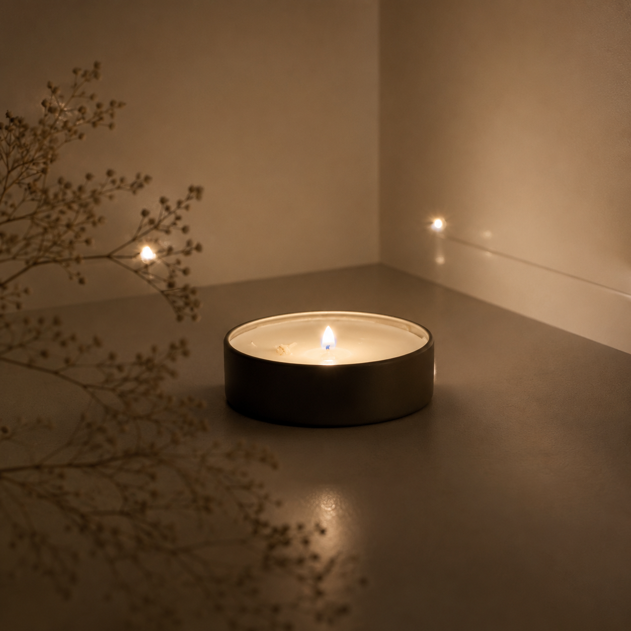 Natural Beeswax Candle – Unscented（100%天然蜜蝋キャンドル _無香料）