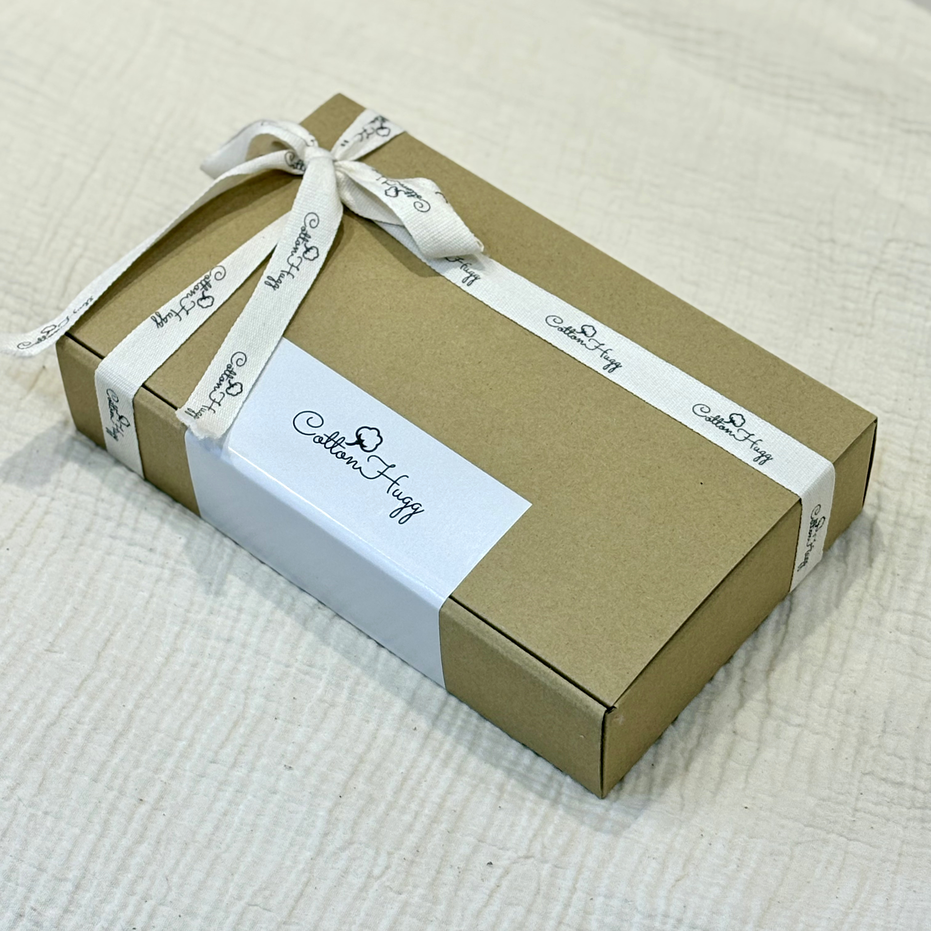 【名入れ対応】やさしく包む オーガニックコットンのベビーブランケット