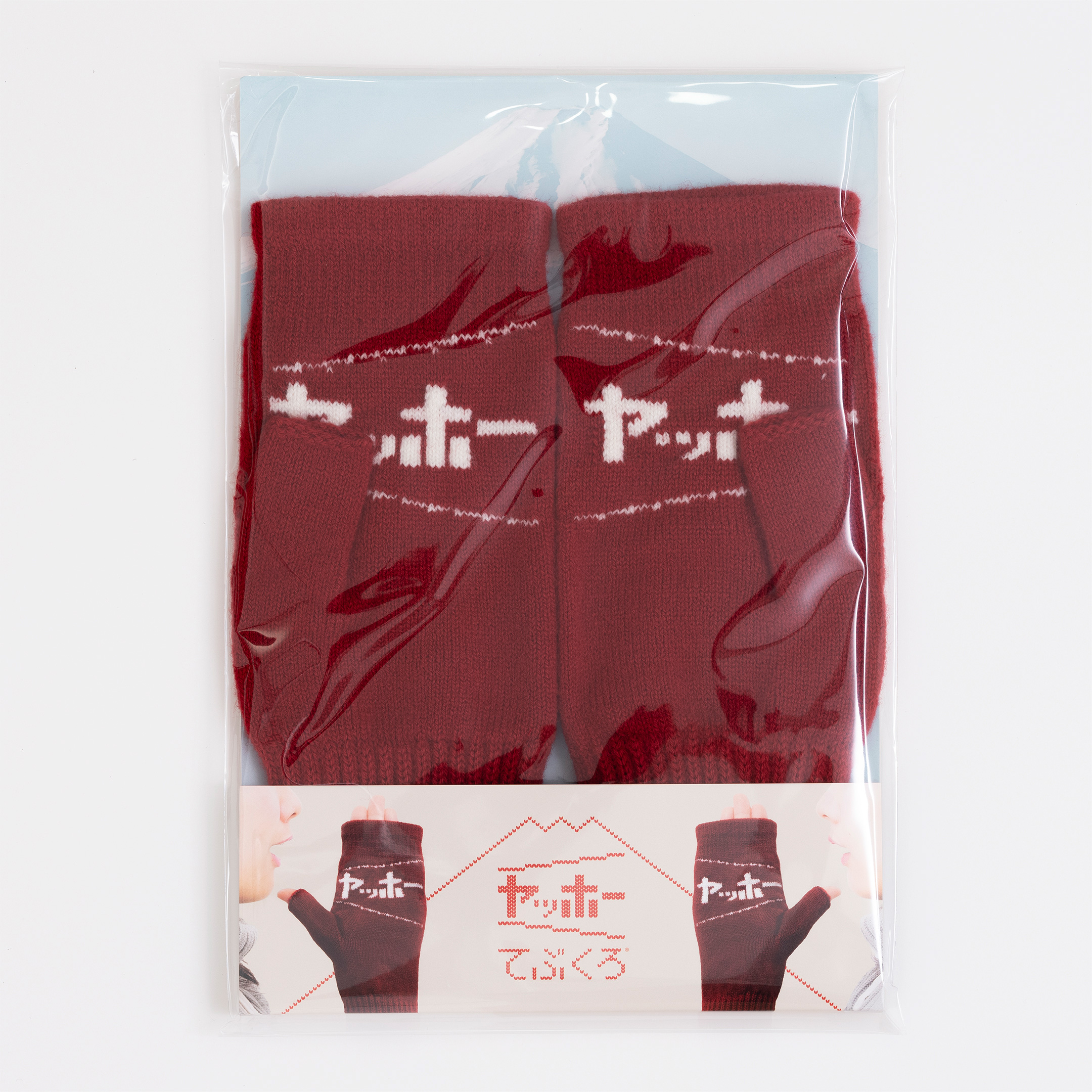 ヤッホー手袋とカシミヤマフラーのBOX入りセット