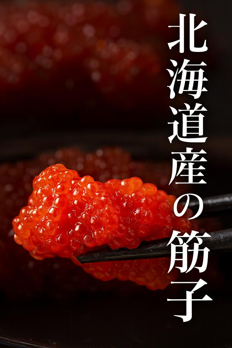 北海道産 秋鮭塩筋子 ソフト500g