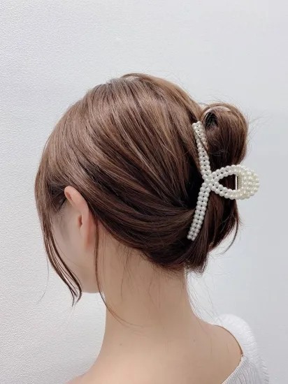 パールヘアクリップ