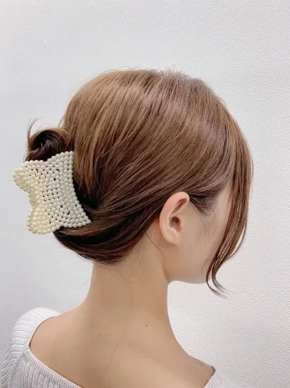 パールヘアクリップ