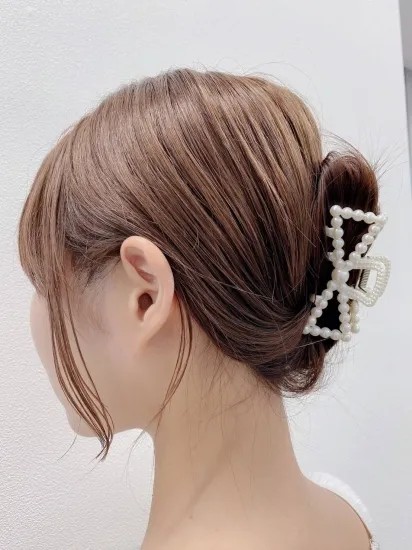 パールヘアクリップ
