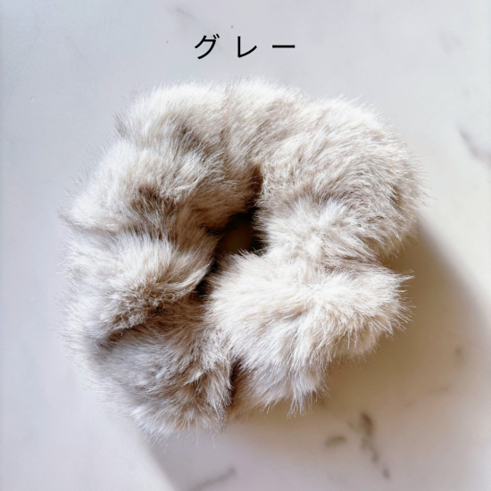 ネコのもふもふシュシュ