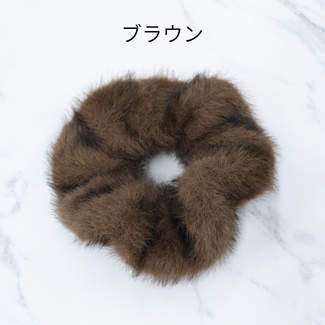 ネコのもふもふシュシュ