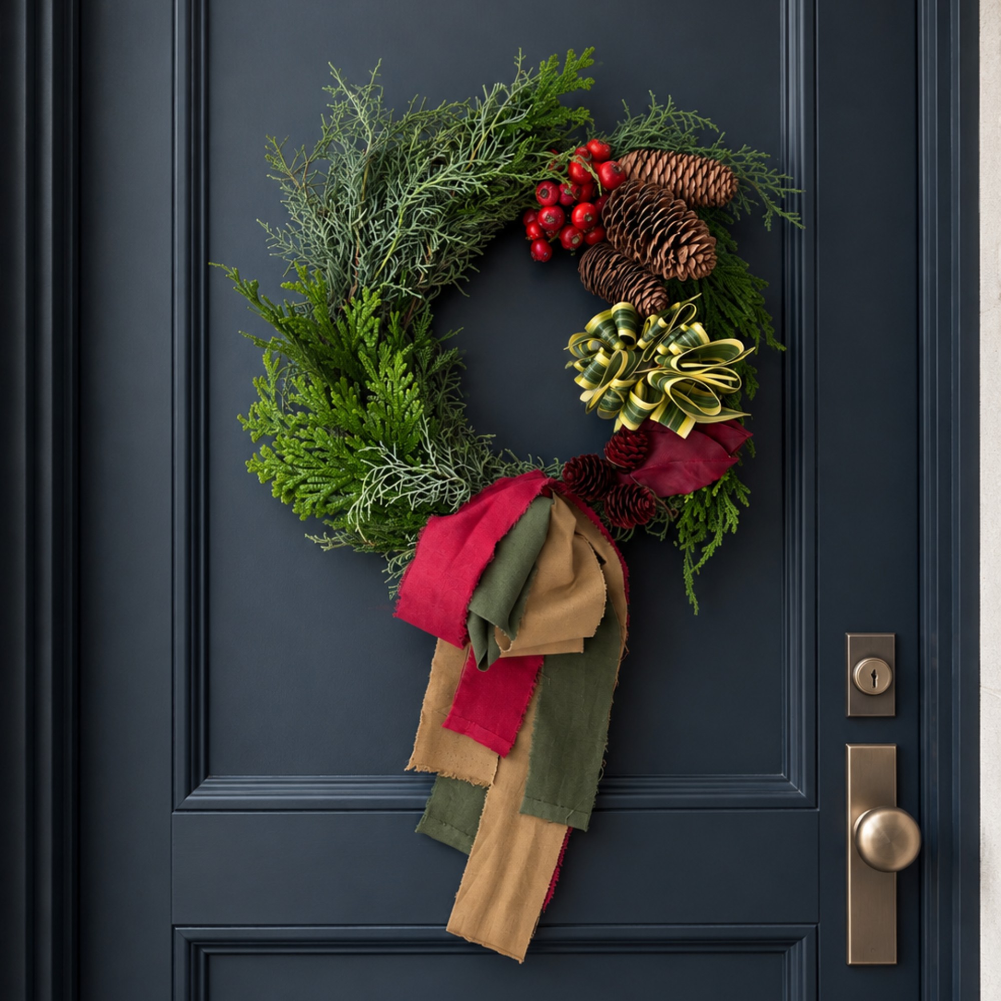 《クリスマス限定》クリスマスを待つ リース 35cm