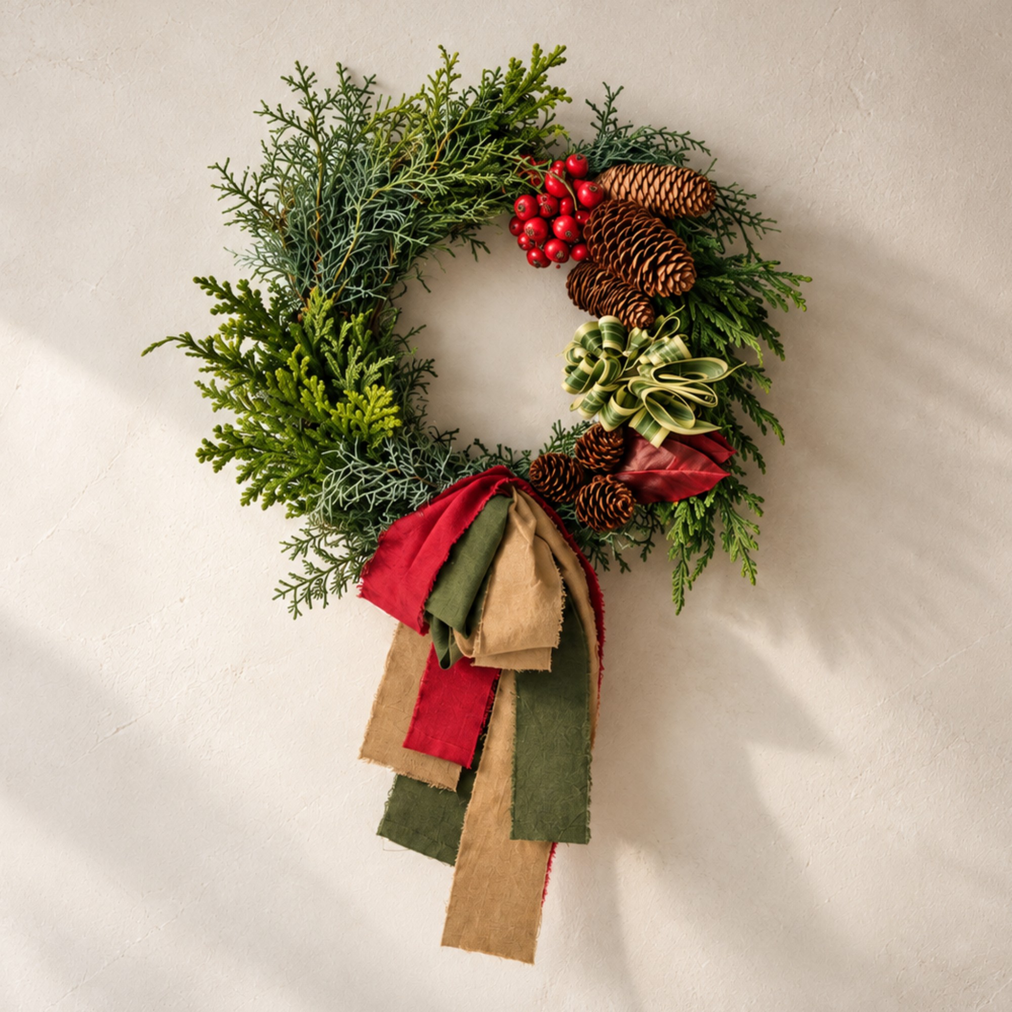 《クリスマス限定》クリスマスを待つ リース 35cm