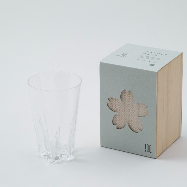 さくらさく　タンブラー（桐箱）