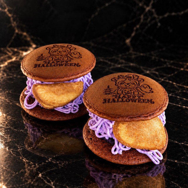 【ハロウィン限定焼印】紫芋モンブランどら焼き