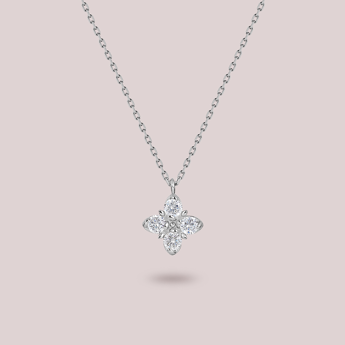 【HOLIDAY LIMITED】シルバー フラワー ネックレス