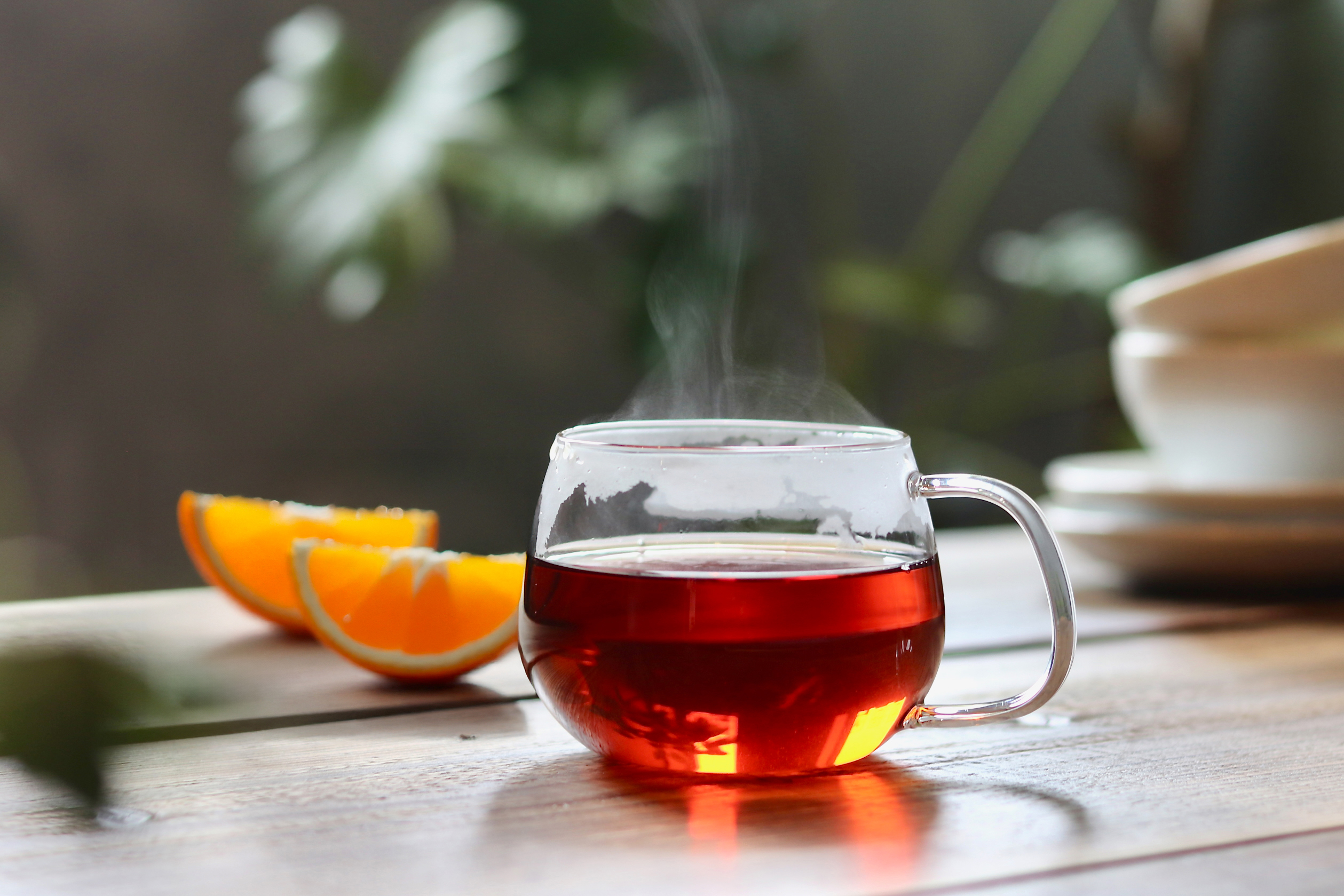 美しいお茶とガラスカップのギフトBOXセット