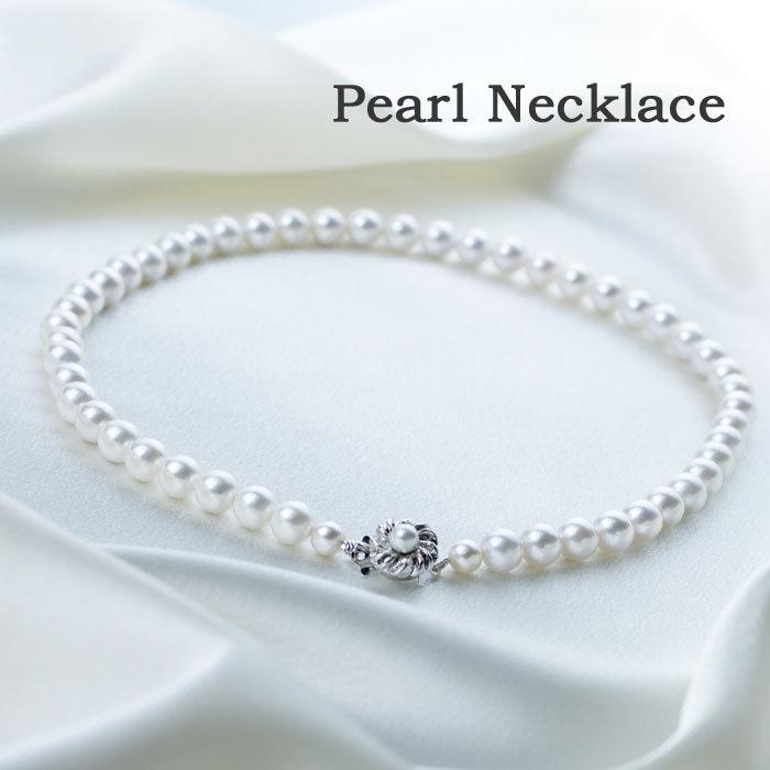 【Clementia】8mm珠 国産花珠貝パールネックレス