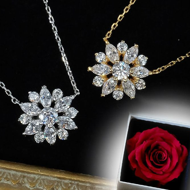 【Clementia】ワイルドダリアネックレス