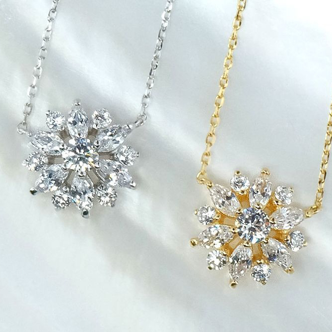 【Clementia】ワイルドダリアネックレス