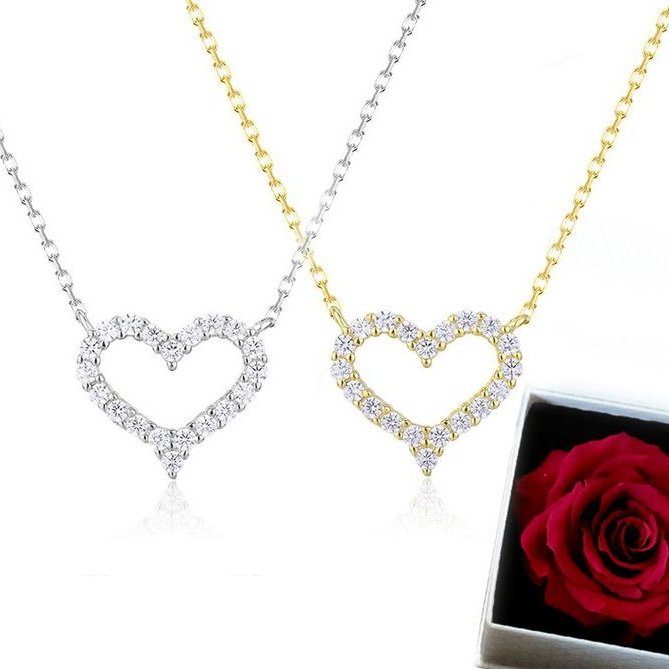 【Clementia】アリスオープンハートネックレス