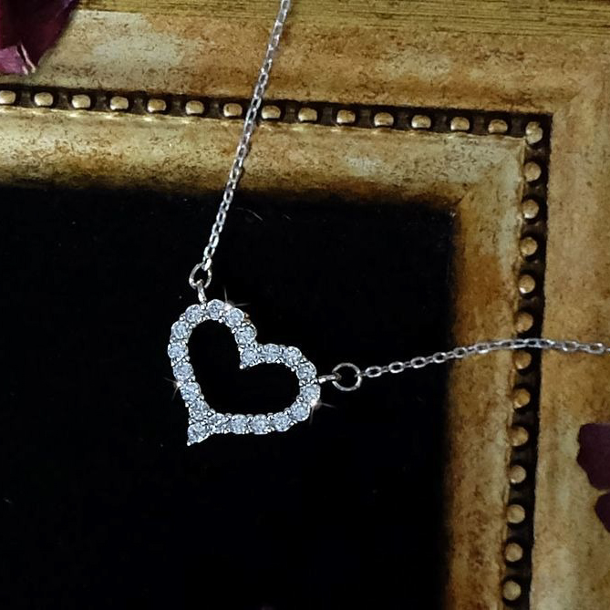 【Clementia】アリスオープンハートネックレス