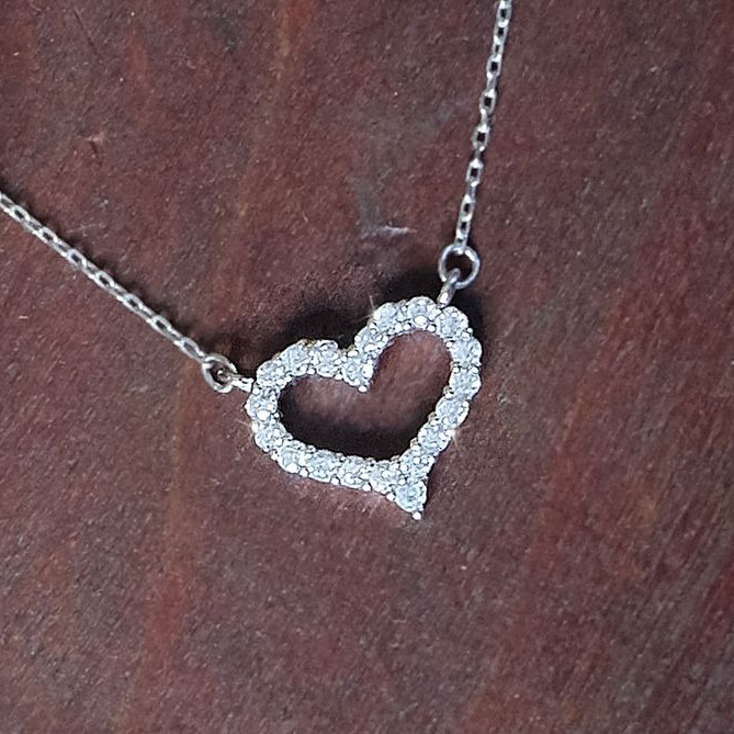 【Clementia】アリスオープンハートネックレス