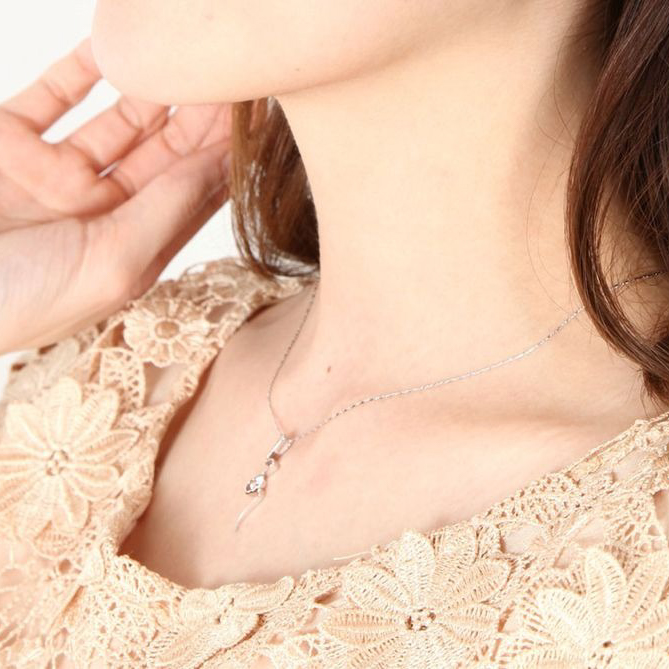 【Clementia】シャイニィウェイブネックレス