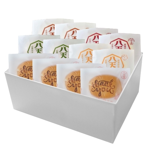 Thank youくりーむパン12個詰合せ-Ａ076