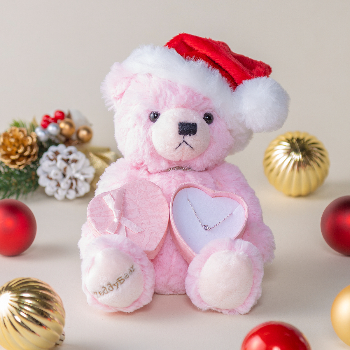 テディベア＆誕生石ブレスレット