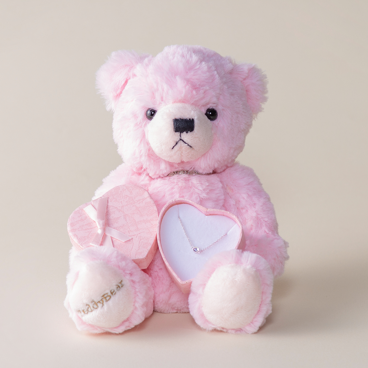 テディベア＆誕生石ブレスレット