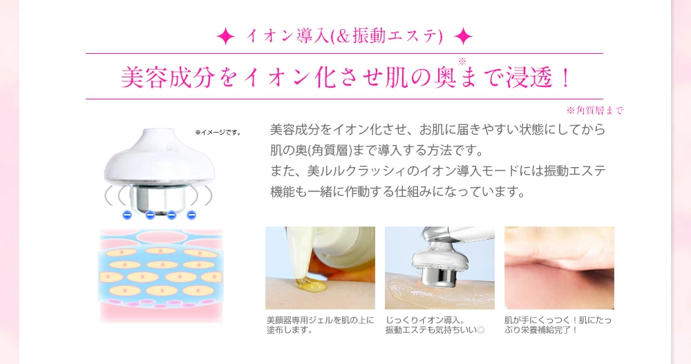 マルチ美顔器　クラッシィ